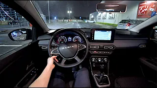 2023 Dacia Logan Night Test Drive POV