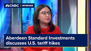 U.S. tariff hikes will affect supply chains: Aberdeen Standard Investments