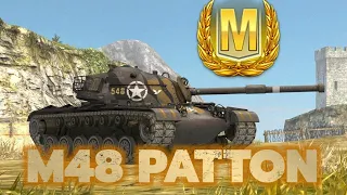 M48 PATTON, ПИТБУЛЬ НА ОХОТЕ #wotblitz #вотблиц #wot