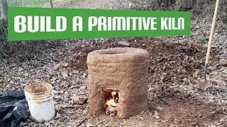 PRIMITIVE KILN FOR POTTERY #primitiveskills #primitivepottery