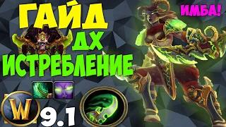 Гайд Охотник на Демонов Истребление WoW 9.1 (ДХ Истребление)