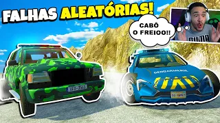 ACELERANDO na LADEIRA com NOVO MOD de FALHAS ALEATÓRIAS! BeamNG.drive