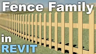 Fence Family in Revit Tutorial