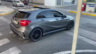 A45 AMG performance exhaust sound