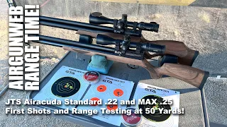 JTS Airacuda Standard and Airacuda Max - Basic Testing at 50 Yards