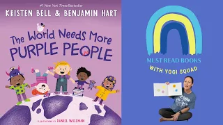 📚 Kids Book Read Aloud: "The World Needs More Purple People" by Kristen Bell & Benjamin Hart