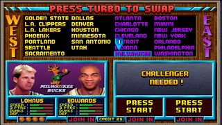 NBA Jam: Charlotte Hornets Vs. Miami Heat Arcade Video Game (MAME)