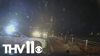 Arkansas State Trooper performs PIT maneuver on wrong car