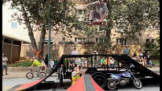 Huge Skate Ramp in the Street???