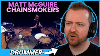Drummer reacts to MATT McGUIRE Don't Let Me Down CHAINSMOKERS drum cover
