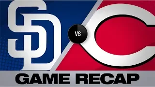 Iglesias, Castillo lead Reds to 4-2 win | Padres-Reds Game Highlights 8/21/19