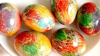 How to paint eggs for Easter 2024 in an original and beautiful way using napkins