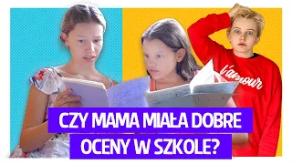 Czy mama miała dobre oceny w szkole? - Back to School