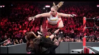 Nia jax and Tamina vs Ronda rousey and natalya : RAW 12/31/2018 (full match)