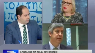 Ολοταχώς για το 4ο Μνημόνιο; 15 μήνες ανοικτή η 2η αξιολόγηση- α' μέρος(TV100-070417)