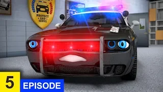 Cartoon police car. Cars adventure - the priceless painting was stollen. Hot wheels chase