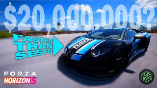 The NEW Lamborghini Aventador SVJ is FASTER THAN the Sesto Elemento FE (On Paper) - Forza Horizon 5