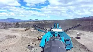 Powerscreen XA400S  Jaw Crusher  In Action