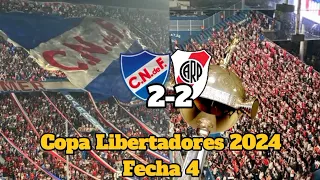 Duelo de Hinchadas Nacional VS River Plate en Uruguay por la Copa Libertadroes 2024