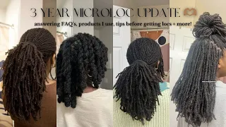 3-YR Microloc Update | starting with braids, tips before installation, benefits of microlocs + more!