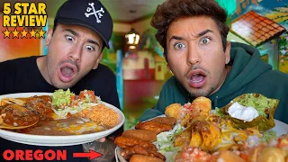 Eating The Best Reviewed MEXICAN FOOD in Oregon...(GIANT SIZE)