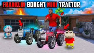 Franklin & Shinchan😂 Bought Mini RC Tractor😱 | In GTA 5🔥 In Telugu | Dominator Yt | #gta5