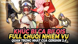 FULL Nhiệm Vụ Khúc Bi Ca Bilqis: Cồn Cát Vùi Chôn Màu Mỡ 1,2,3! Nhiệm Vụ Quan Trọng Nhất Genshin 3.4