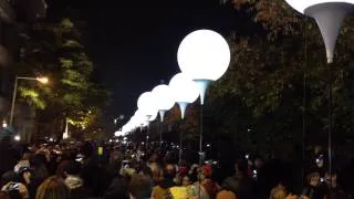 Lichtgrenze - Lichterkette Berlin zum 25. Jahrestag des Mauerfalls - Tei 1