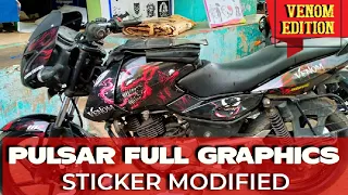 #PULSAR FULL STICKER MODIFIED (VENOM VERSION)#PULSAR 150 STICKERING#Pulsar full stickering