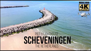 Pier & Lighthouse Scheveningen "The Hague, Netherlands" 4K