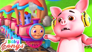 Five Little Piggy On The Railway | Wash Your Hands | Nursery Rhymes | Rhyme For Kids | Baby Song