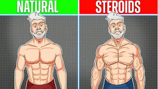 How Much Muscle Can You Build with AND without Steroids?