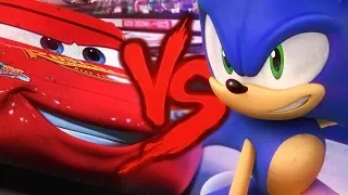 Sonic VS. McQueen | DUELO DE RAP [Ft. GT Black]