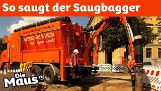 So funktioniert ein Saugbagger | DieMaus | WDR