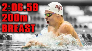 Leon Marchand 2:06.59 200 Breast French Record | RACE ANALYSIS