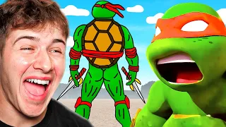 TRY NOT TO LAUGH *TEENAGE MUTANT NINJA TURTLES Animations*