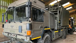 Ex Army MAN HX Falcon radio truck - walk round in depth SPECIAL