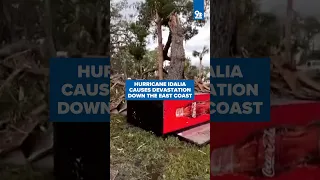 Hurricane Idalia causes devastation down the east coast #hurricane #florida #georgia #news