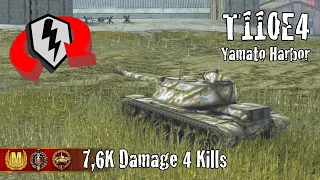 T110E4  |  7,6K Damage 4 Kills  |  WoT Blitz Replays