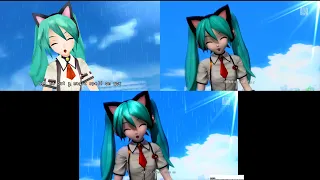 Rain With a Chance of Sweet*Drops  - Project Diva Comparison