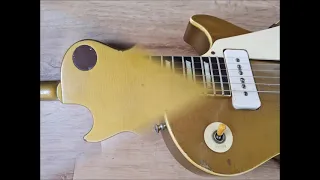 GIBSON LES PAUL STANDARD 1954 ALL GOLD       - REFRET -