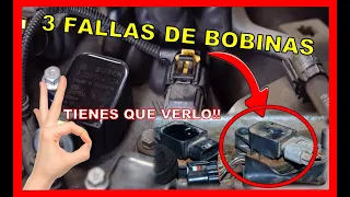 🔥3 Síntomas DE BOBINAS De ENCENDIDO En Mal Estado ✅ ASÍ VA A FALLAR TU CARRO 😱 TIENES QUE VERLO!!!