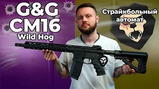 Страйкбольный автомат G&G CM16 Wild Hog (6 мм, пластик, 13.5 дюймов, Keymod, AR-15) Видео Обзор