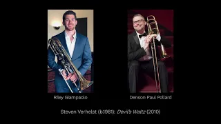 Devil's Waltz by Steven Verhelst performed by Riley Giampaolo and Denson Paul Pollard, bass trombone