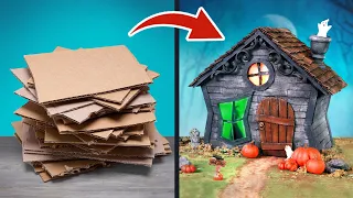 Making a DIY Miniature Haunted House!