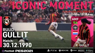 Pes 2021 Iconic Moment Trailer, Ruud Gullit Ac Milan #shorts