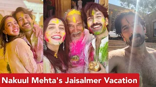 Nakuul Mehta Shares A Photodump of Family Vacation From Jaisalmer | Nakuul Mehta's Fun Holi