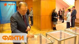 Леонид Кучма проголосовал во втором туре выборов