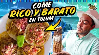 En TULUM se come bien RICO y BARATO.