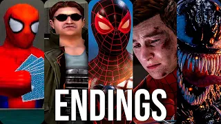 Evolution of Endings in Spider-Man Games (2000 - 2023)